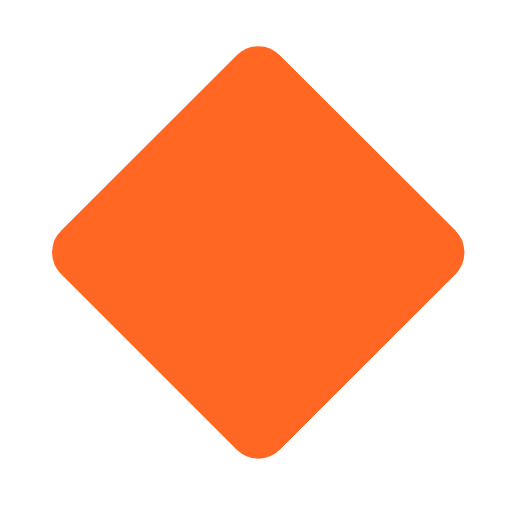 🔶 Emoji Rombo Naranja Grande en Microsoft Windows 11 23H2.