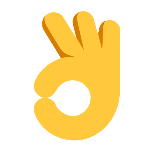 👌 Emoji Señal De Aprobación Con La Mano en Microsoft Windows 11 23H2.