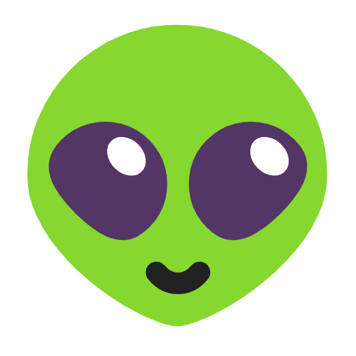 👽 Emoji Alienígena en Microsoft Windows 11 23H2.