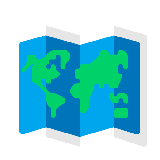 Emoji 🗺️ Mappa Mondiale su Microsoft Windows 11 23H2.