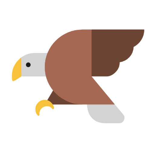 🦅 Emoji águila en Microsoft Windows 11 23H2.
