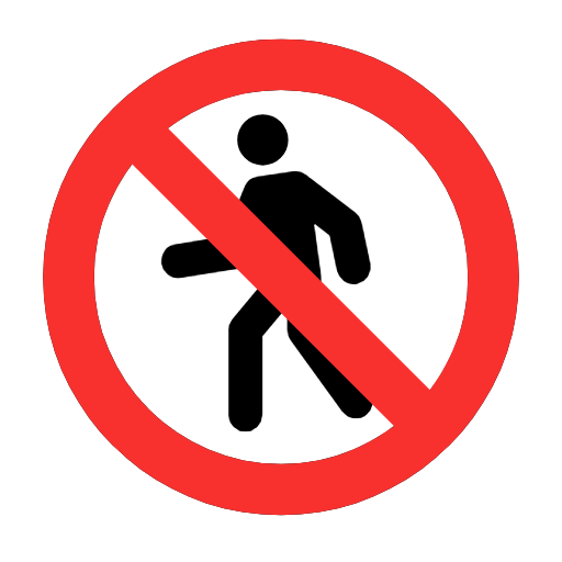 🚷 Emoji Proibida A Passagem De Pedestres na Microsoft Windows 11 23H2.