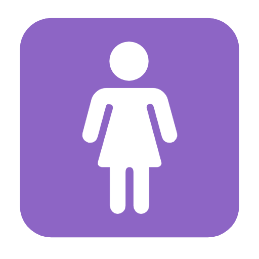 🚺 Emoji Banheiro Feminino na Microsoft Windows 11 23H2.