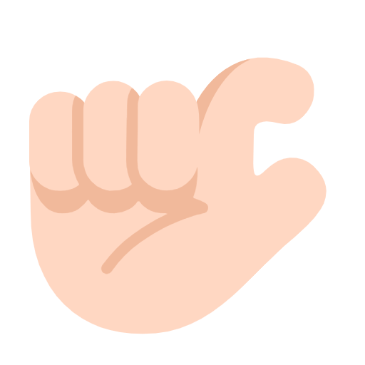 🤏🏻 Emoji Mão Beliscando: Pele Clara na Microsoft Windows 11 23H2.