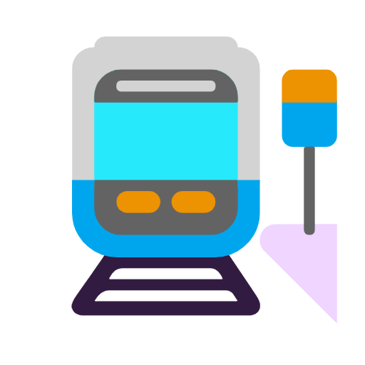 🚉 Emoji Estación De Tren en Microsoft Windows 11 23H2.