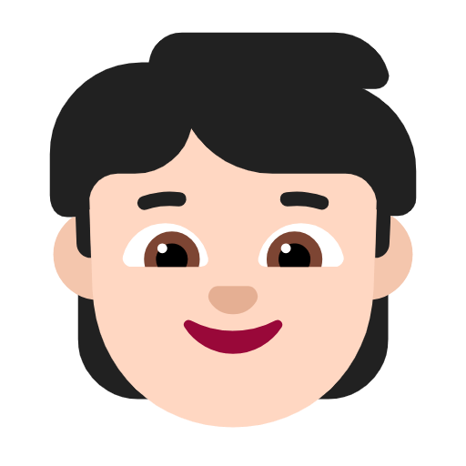 🧒🏻 Emoji Criança: Pele Clara na Microsoft Windows 11 23H2.