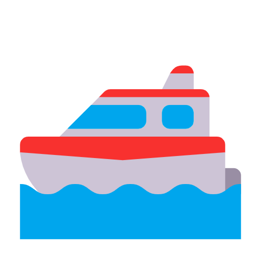 Emoji 🛥️ Barca A Motore su Microsoft Windows 11 23H2.