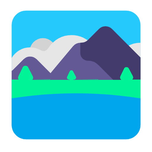 🏞️ Emoji Parque Nacional en Microsoft Windows 11 23H2.