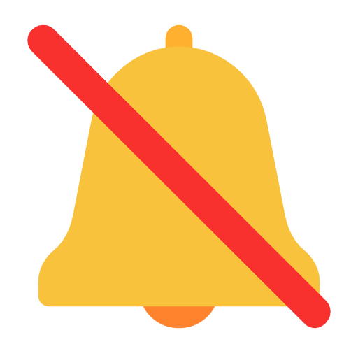 🔕 Emoji Campana Con Signo De Cancelación en Microsoft Windows 11 23H2.