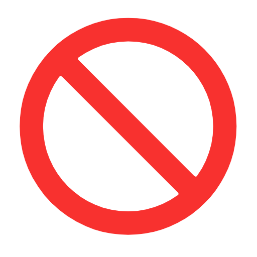 Émoji 🚫 Symbole D’interdiction sur Microsoft Windows 11 23H2.