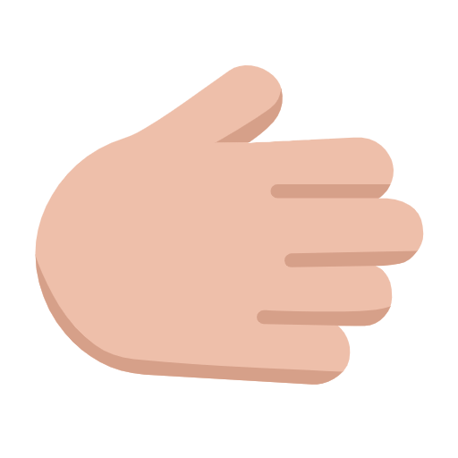🫱🏼 Emoji Mão Direita: Pele Morena Clara na Microsoft Windows 11 23H2.