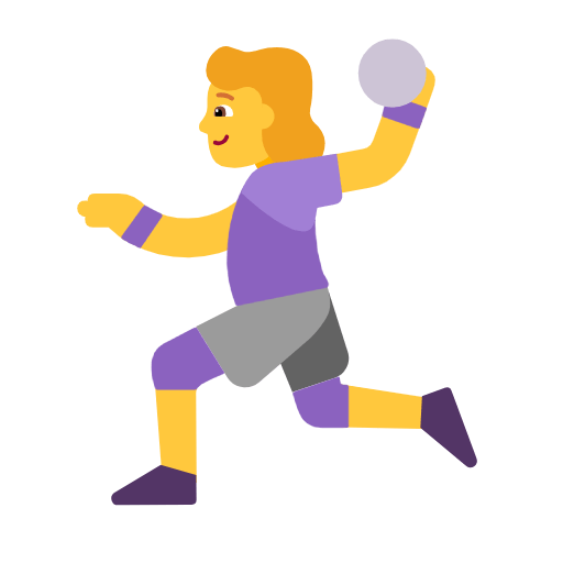 🤾‍♀️ Emoji Handballspielerin Microsoft Windows 11 23H2.