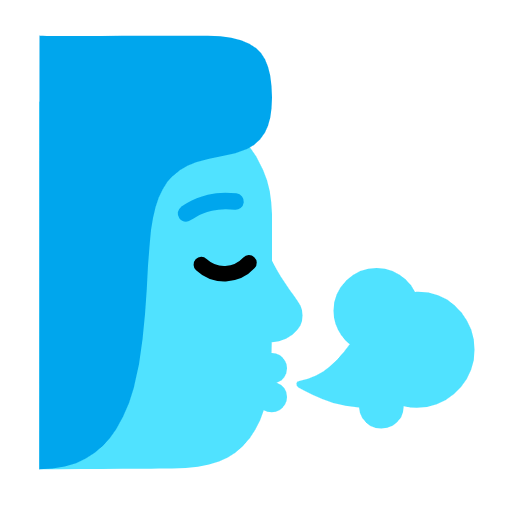 Emoji 🌬️ Vento su Microsoft Windows 11 23H2.