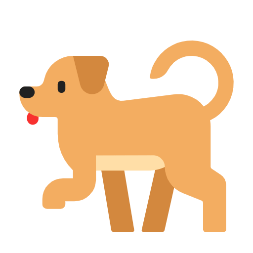 🐕 Emoji Cachorro na Microsoft Windows 11 23H2.