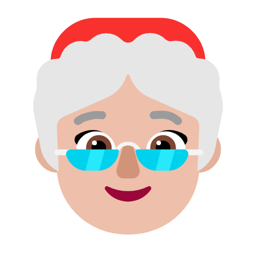 Emoji 🤶🏼 Mamma Natale: Carnagione Abbastanza Chiara su Microsoft Windows 11 23H2.