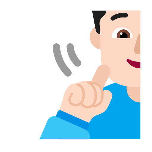 🧏🏻‍♀️ Emoji gehörlose Frau: helle Hautfarbe Microsoft Windows 11 23H2.