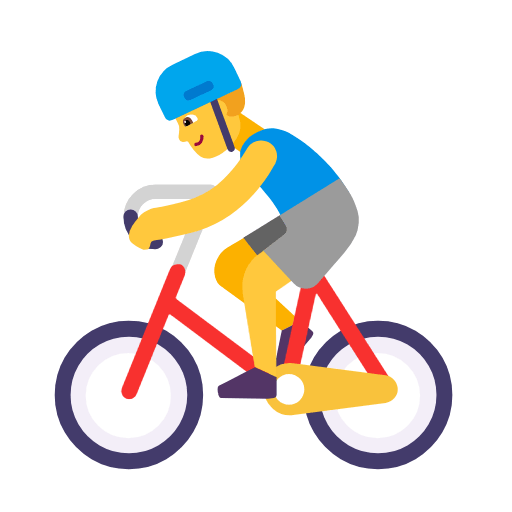 🚴‍♂️ Emoji Homem Ciclista na Microsoft Windows 11 23H2.
