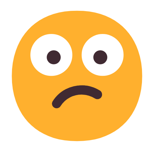 😕 Emoji verwundertes Gesicht Microsoft Windows 11 23H2.