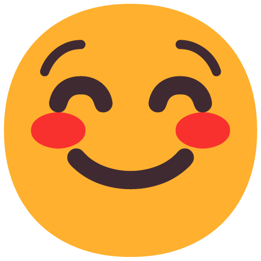 ☺️ Emoji lächelndes Gesicht Microsoft Windows 11 23H2.