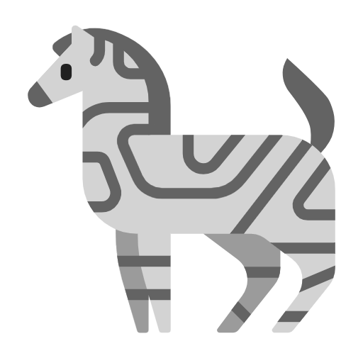 Emoji 🦓 Zebra su Microsoft Windows 11 23H2.