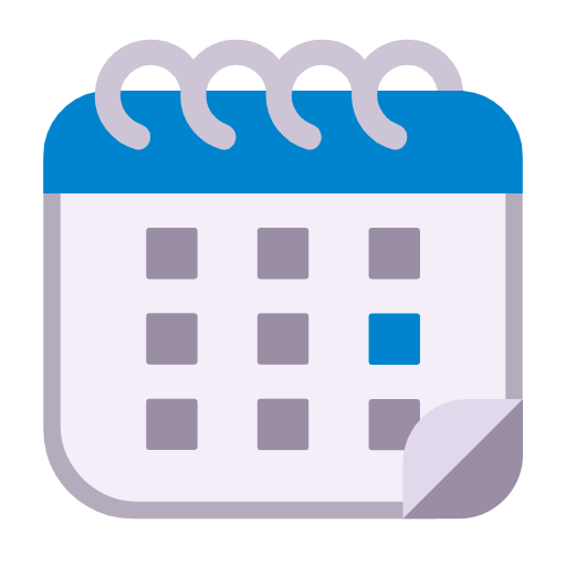 Emoji 🗓️ Calendario A Spirale su Microsoft Windows 11 23H2.