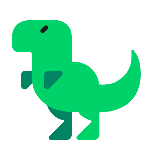 Emoji 🦖 T-Rex su Microsoft Windows 11 23H2.