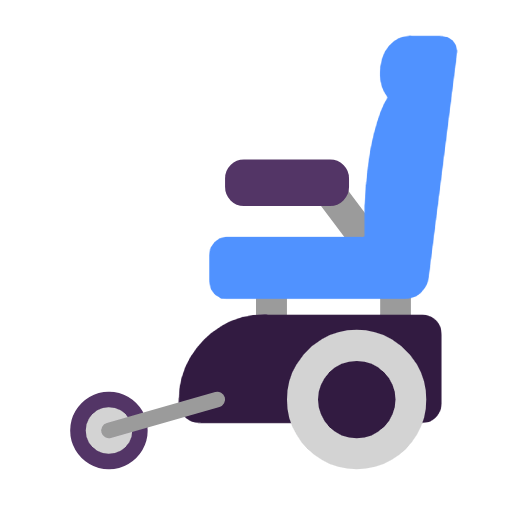 🦼 Emoji Cadeira De Rodas Motorizada na Microsoft Windows 11 23H2.