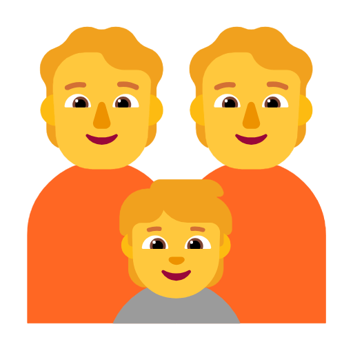 👪 Emoji Família na Microsoft Windows 11 23H2.