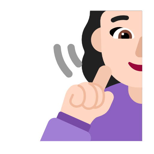 Emoji 🧏🏻‍♂️ Uomo Con Problemi Di Udito: Carnagione Chiara su Microsoft Windows 11 23H2.