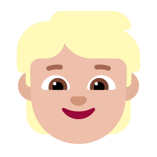 🧒🏼 Emoji Criança: Pele Morena Clara na Microsoft Windows 11 23H2.