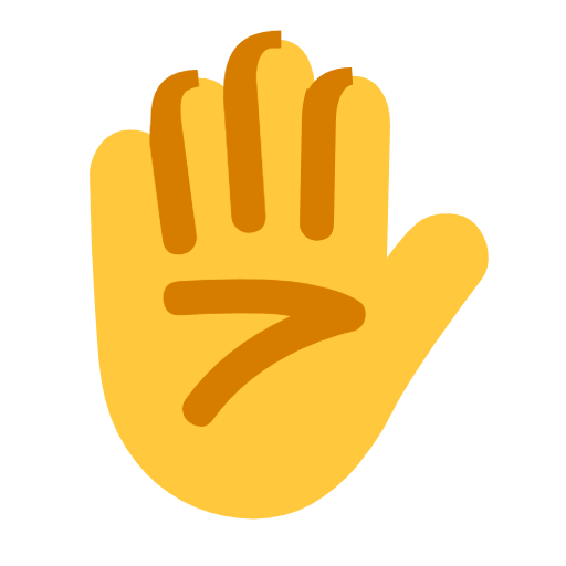 ✋ Emoji erhobene Hand Microsoft Windows 11 23H2.
