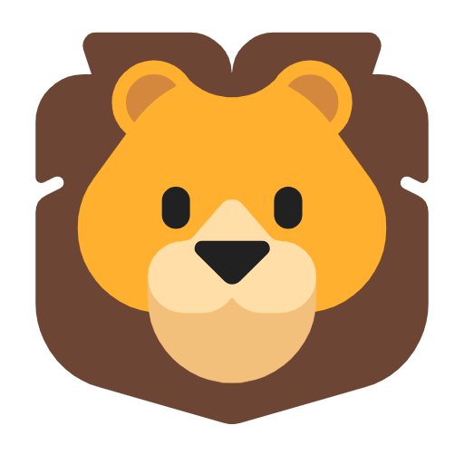 Emoji 🦁 Leone su Microsoft Windows 11 23H2.