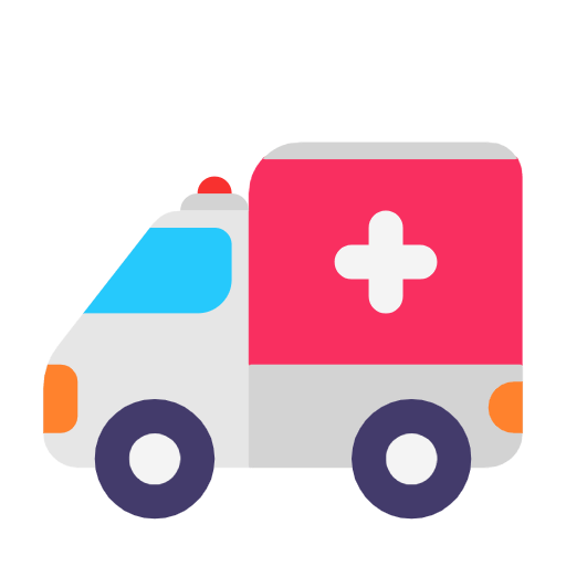 🚑 Emoji Ambulancia en Microsoft Windows 11 23H2.