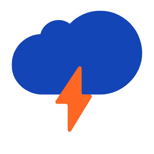 🌩️ Emoji Nube Con Rayo en Microsoft Windows 11 23H2.