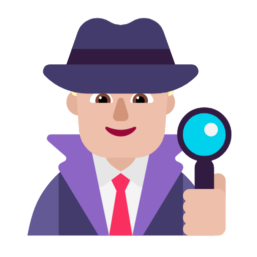 🕵🏼‍♂️ Emoji Detektiv: mittelhelle Hautfarbe Microsoft Windows 11 23H2.