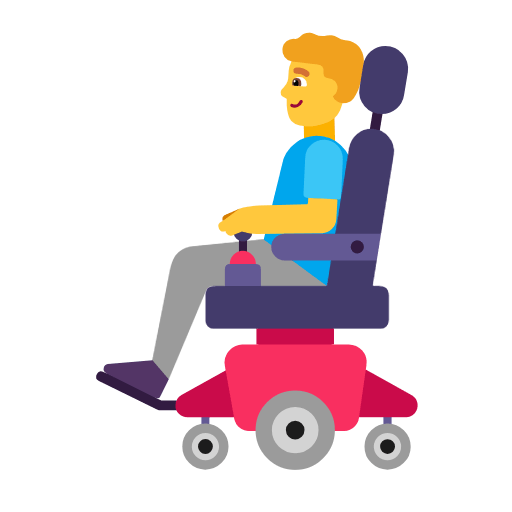 Homem Em Cadeira De Rodas Motorizada Microsoft Windows 11 23H2.