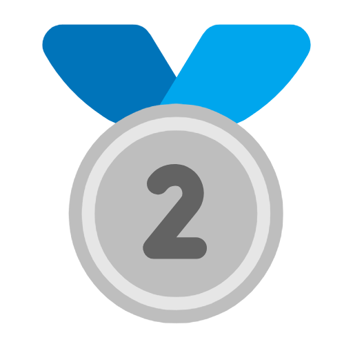 Émoji 🥈 Médaille D’argent sur Microsoft Windows 11 23H2.