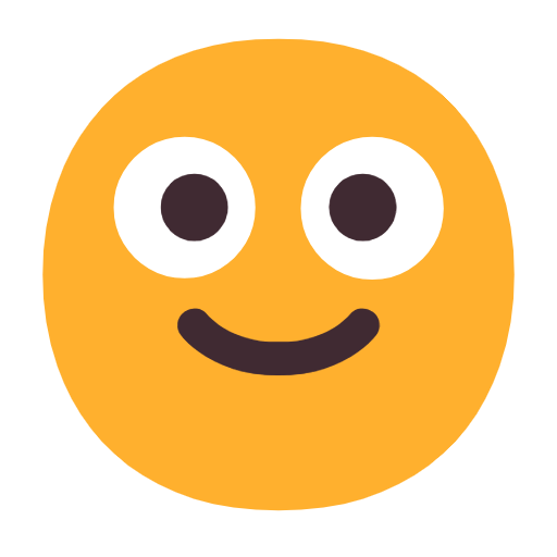 🙂 Emoji leicht lächelndes Gesicht Microsoft Windows 11 23H2.