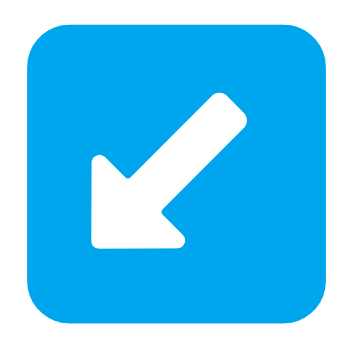 Emoji ↙️ Freccia In Basso A Sinistra su Microsoft Windows 11 23H2.