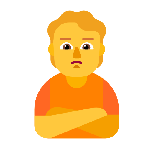 Emoji 🙎 Persona Imbronciata su Microsoft Windows 11 23H2.