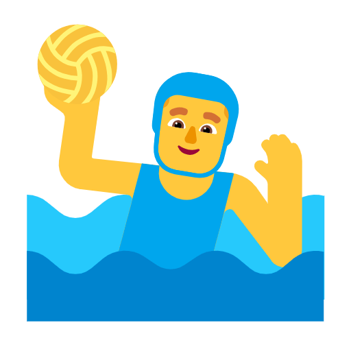 🤽‍♂️ Emoji Homem Jogando Polo Aquático na Microsoft Windows 11 23H2.