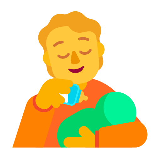 Emoji 🧑‍🍼 Persona Che Allatta su Microsoft Windows 11 23H2.
