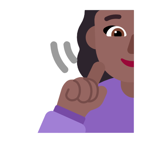 🧏🏾‍♂️ Emoji gehörloser Mann: mitteldunkle Hautfarbe Microsoft Windows 11 23H2.