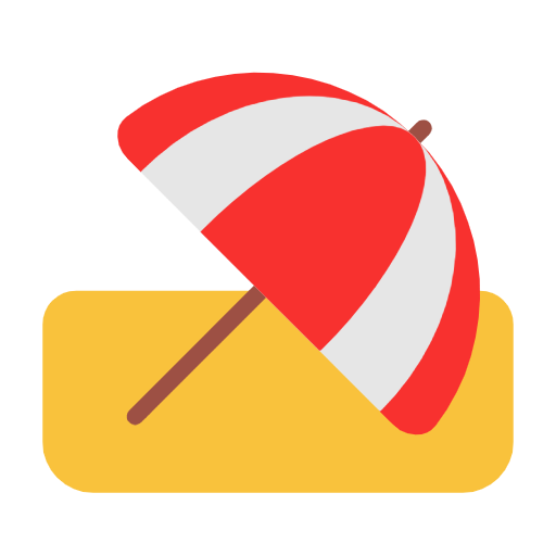 Emoji ⛱️ Ombrellone su Microsoft Windows 11 23H2.