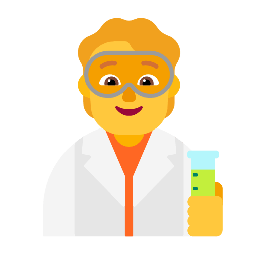 Emoji 🧑‍🔬 Persona Che Lavora In Campo Scientifico su Microsoft Windows 11 23H2.