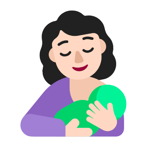 🤱🏻 Emoji Lactancia Materna: Tono De Piel Claro en Microsoft Windows 11 23H2.