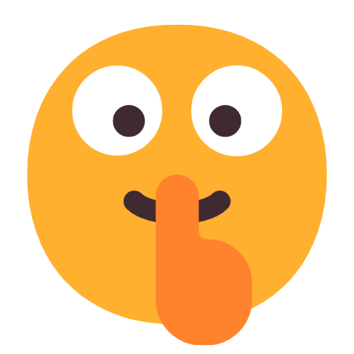 Emoji 🤫 Faccina Che Zittisce su Microsoft Windows 11 23H2.