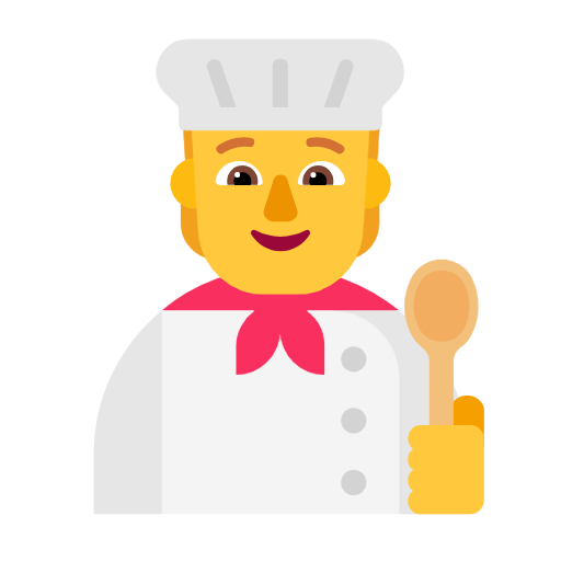 Emoji 🧑‍🍳 Persona Che Cucina su Microsoft Windows 11 23H2.