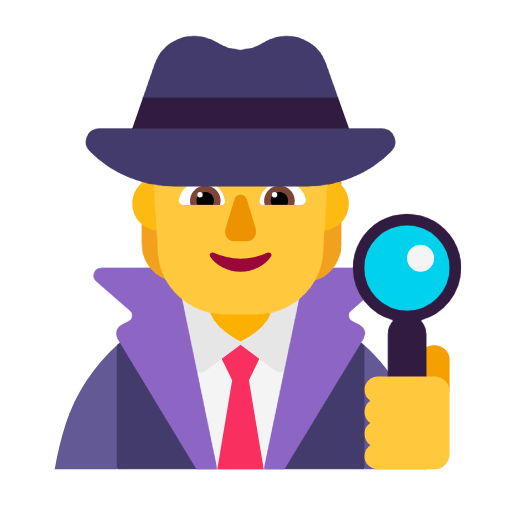 Emoji 🕵️ Detective su Microsoft Windows 11 23H2.