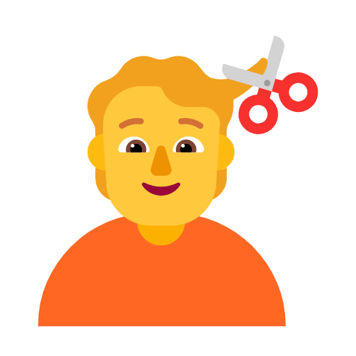 💇 Emoji Person beim Haareschneiden Microsoft Windows 11 23H2.